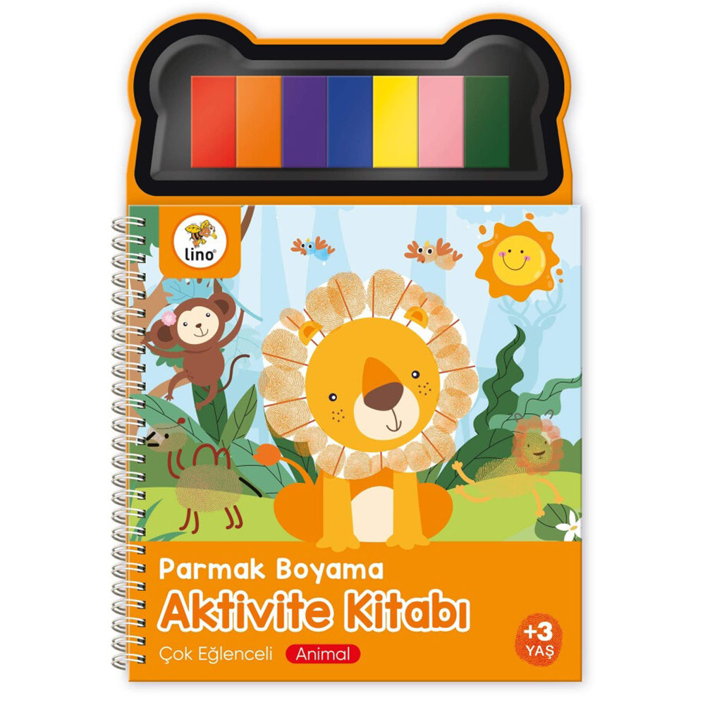 LİNO PARMAK BOYAMA AKTİVİTE KİTABI ANİMAL LP-600