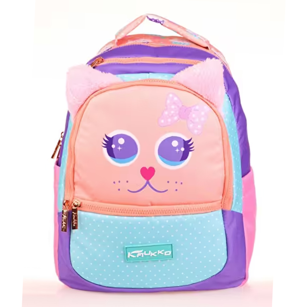 KAUKKO KİDS SIRT ÇANTASI (CUTE FACE CAT)