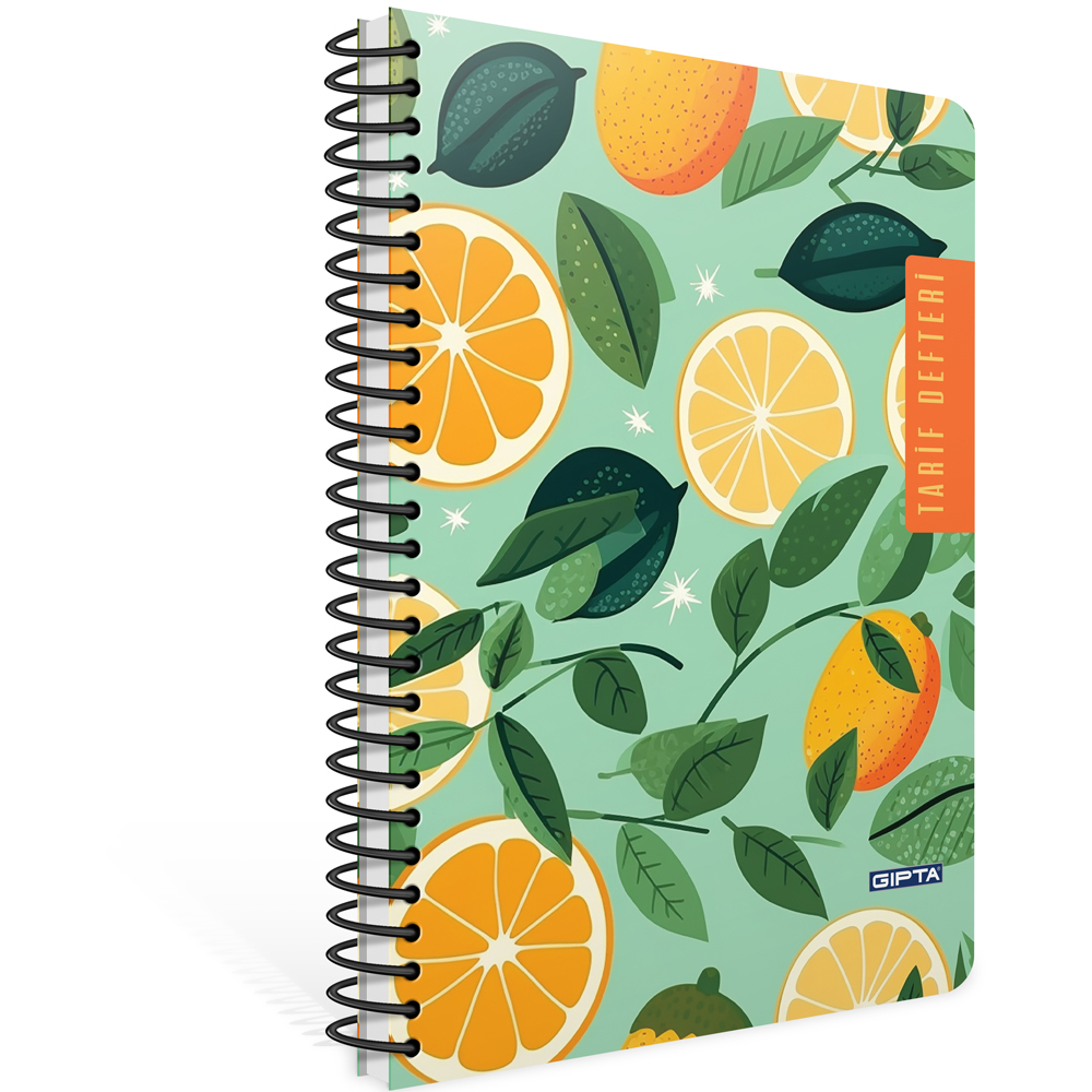 Gıpta Tarif Defteri Spiralli Sert Kapak 20X28 120 Yp