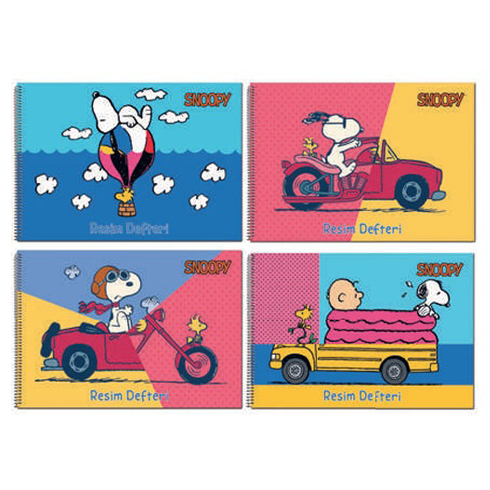 Gıpta Snoopy Resim Defteri Spralli 25X35 15 Yaprak 3-7313000-2011