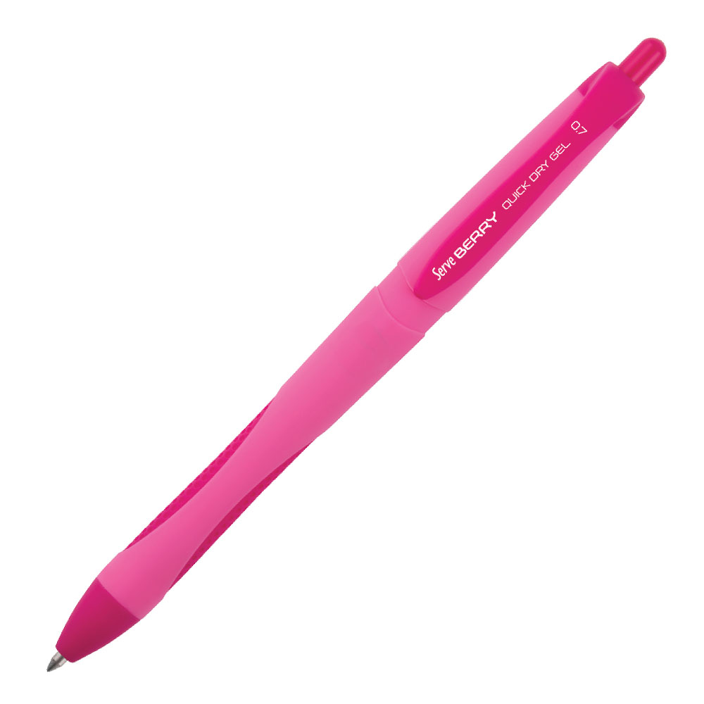 SERVE JEL KALEM BERRY 0.7 MM PEMBE 08