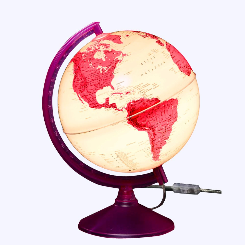 GÜRBÜZ GLOBE MAGENTA-IŞIKLI+USB 48321