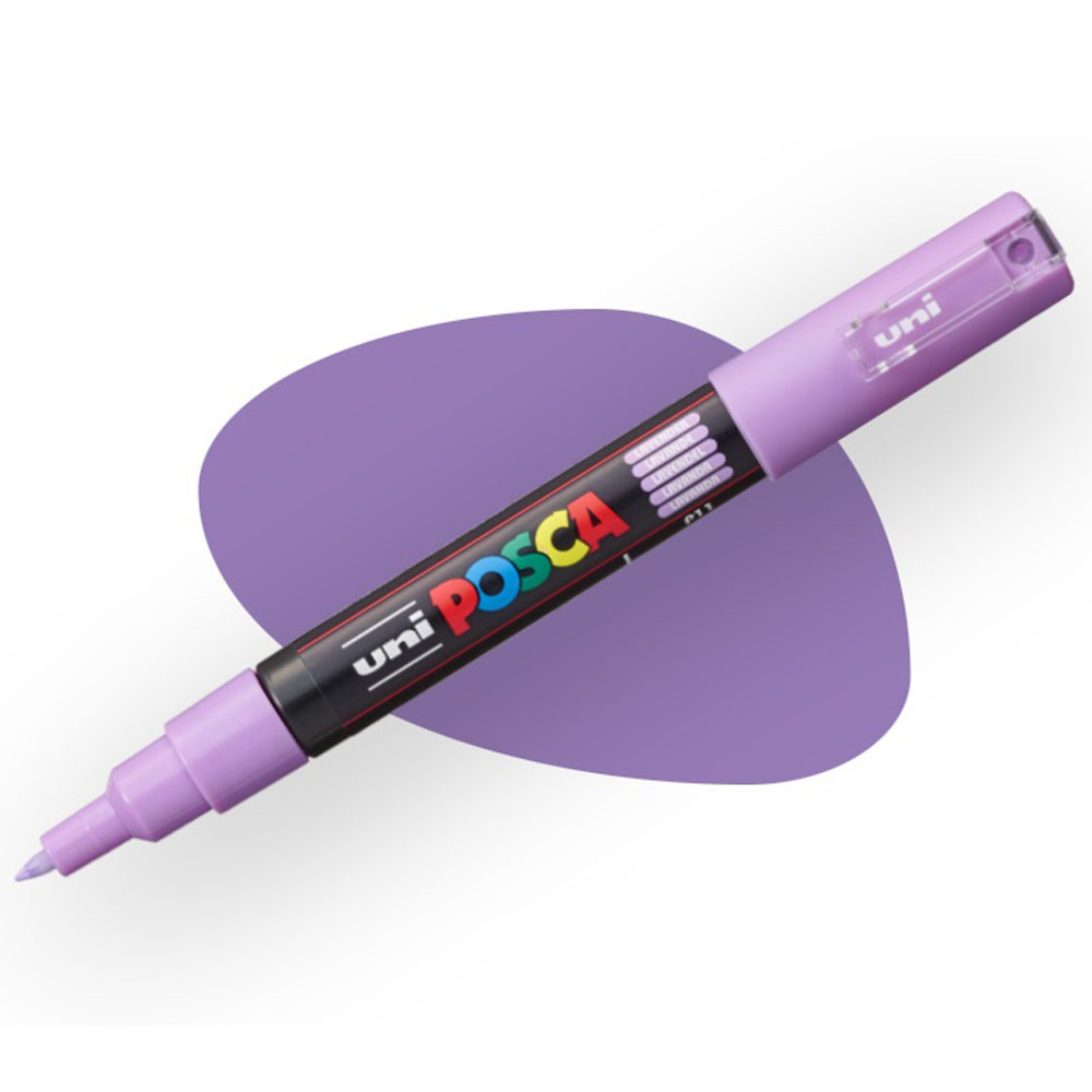 UNİ-BALL POSCA 0.7 SU BAZLI BOYAMA MARKÖRÜ LAVANTA N PC-1M