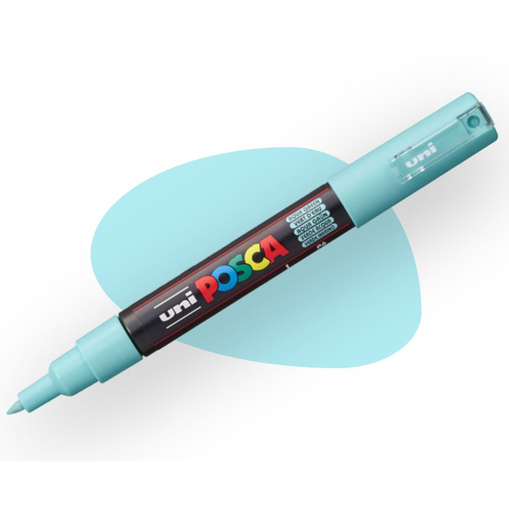 UNİ-BALL POSCA 0.7 SU BAZLI BOYAMA MARKÖRÜ SU YEŞİLİ N PC-1M