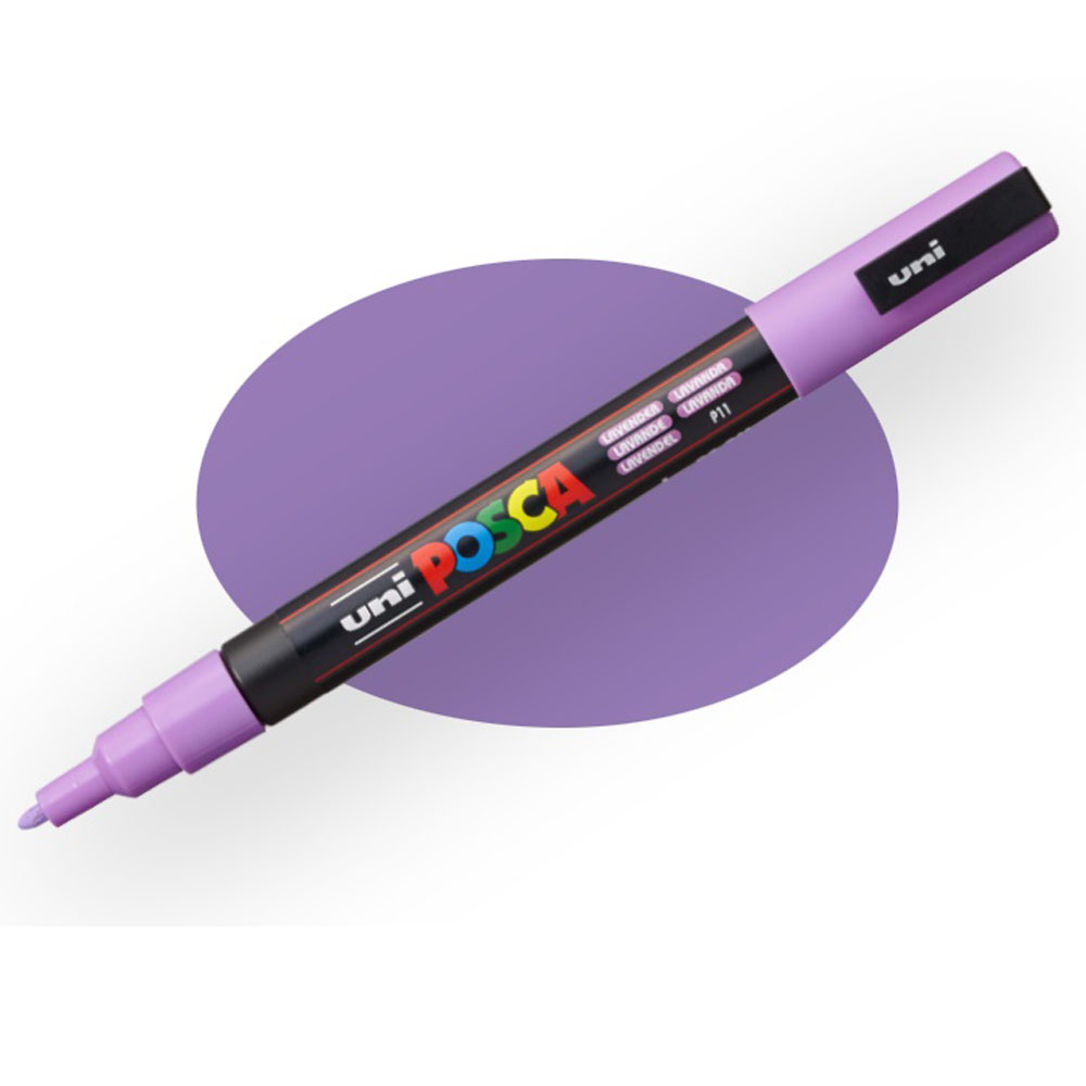 UNİ-BALL POSCA 0.9-1.3 SU BAZLI BOYAMA MARKÖRÜ LAVANTA N PC-3M