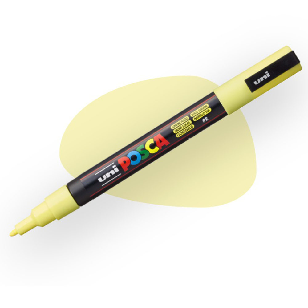 UNİ-BALL POSCA 0.9-1.3 SU BAZLI BOYAMA MARKÖRÜ GÜNEŞ SARISIN PC-3M