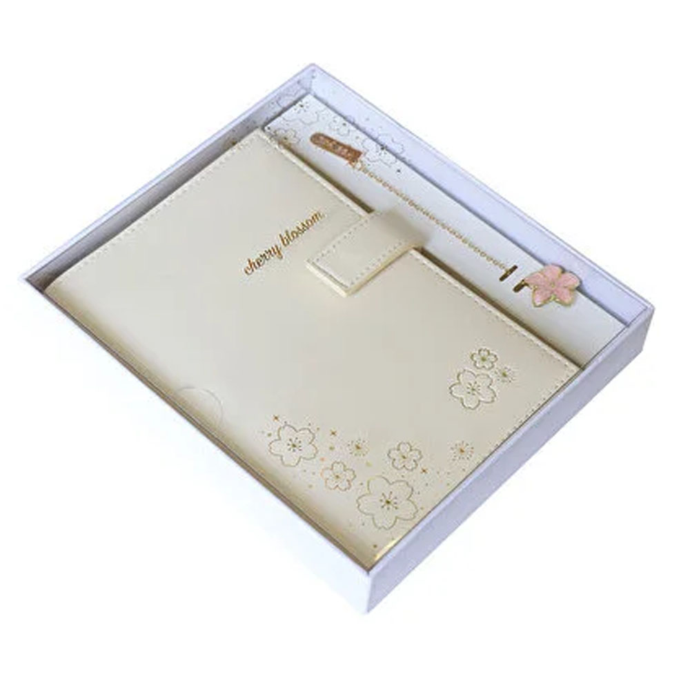 VJ KUTULU DEFTER 13X18 CM IVORY 96 YP KİTAP AYRAÇLI 124-1060