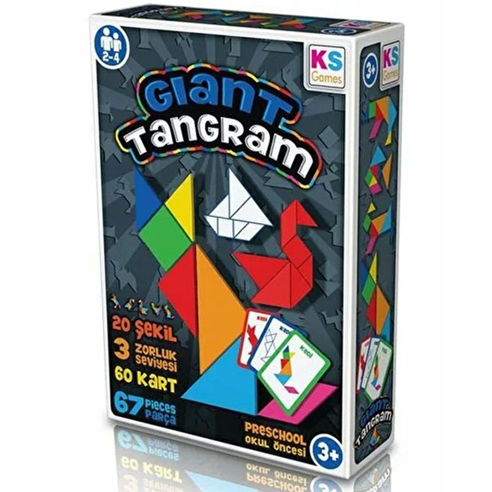 KS GAMES GİANT TANGRAM EĞİTİCİ OYUNLAR OKUL ÖNCESİ GT239