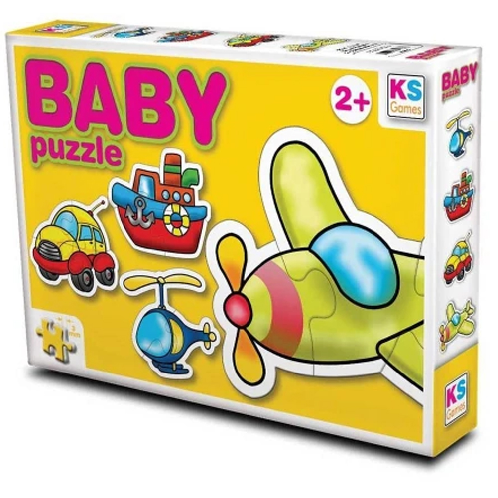 KS GAMES ULAŞIM/TRANSPORTATİON 4İN1 PUZZLE 2/3/4/4