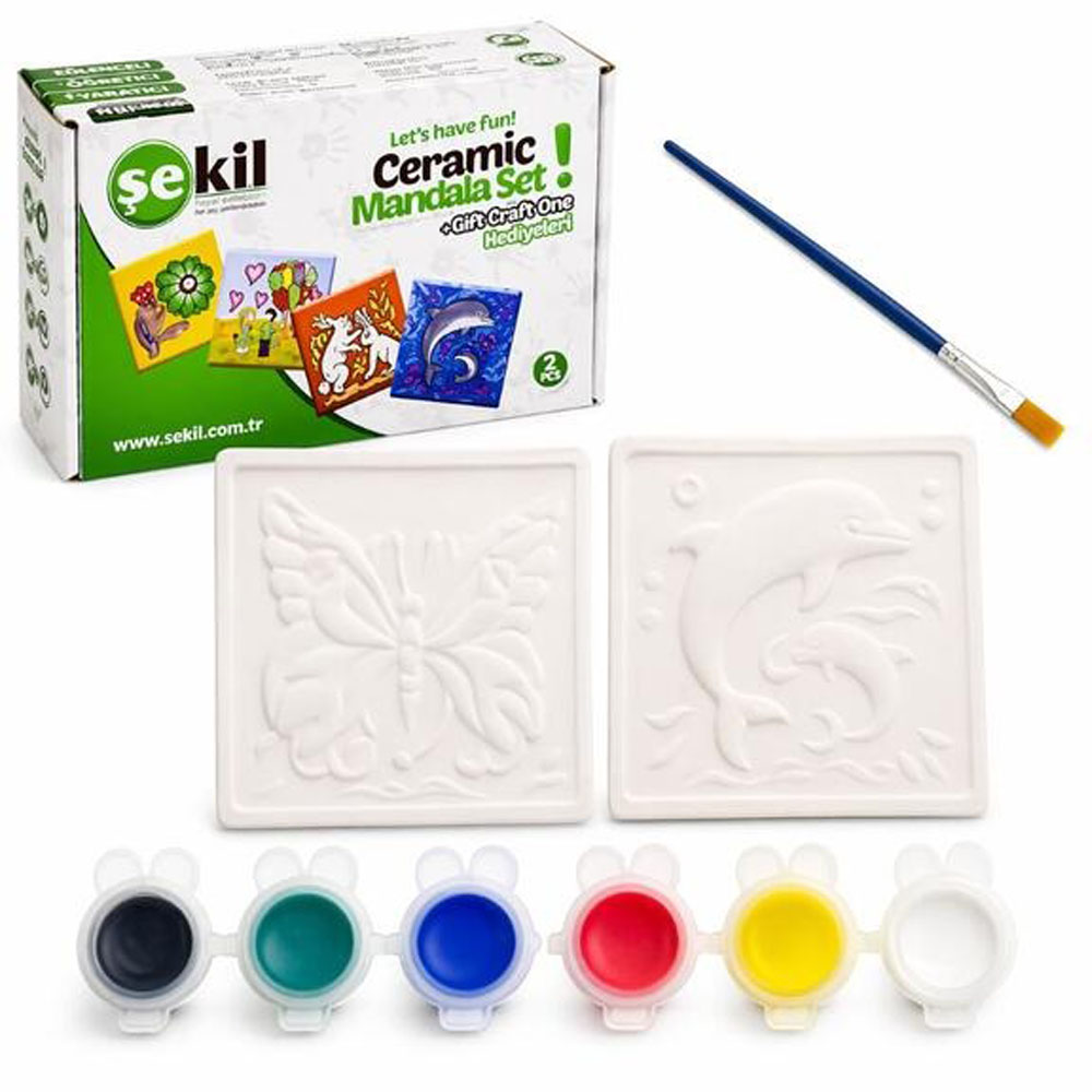 ŞEKİL SERAMİK MANDALA SETİ