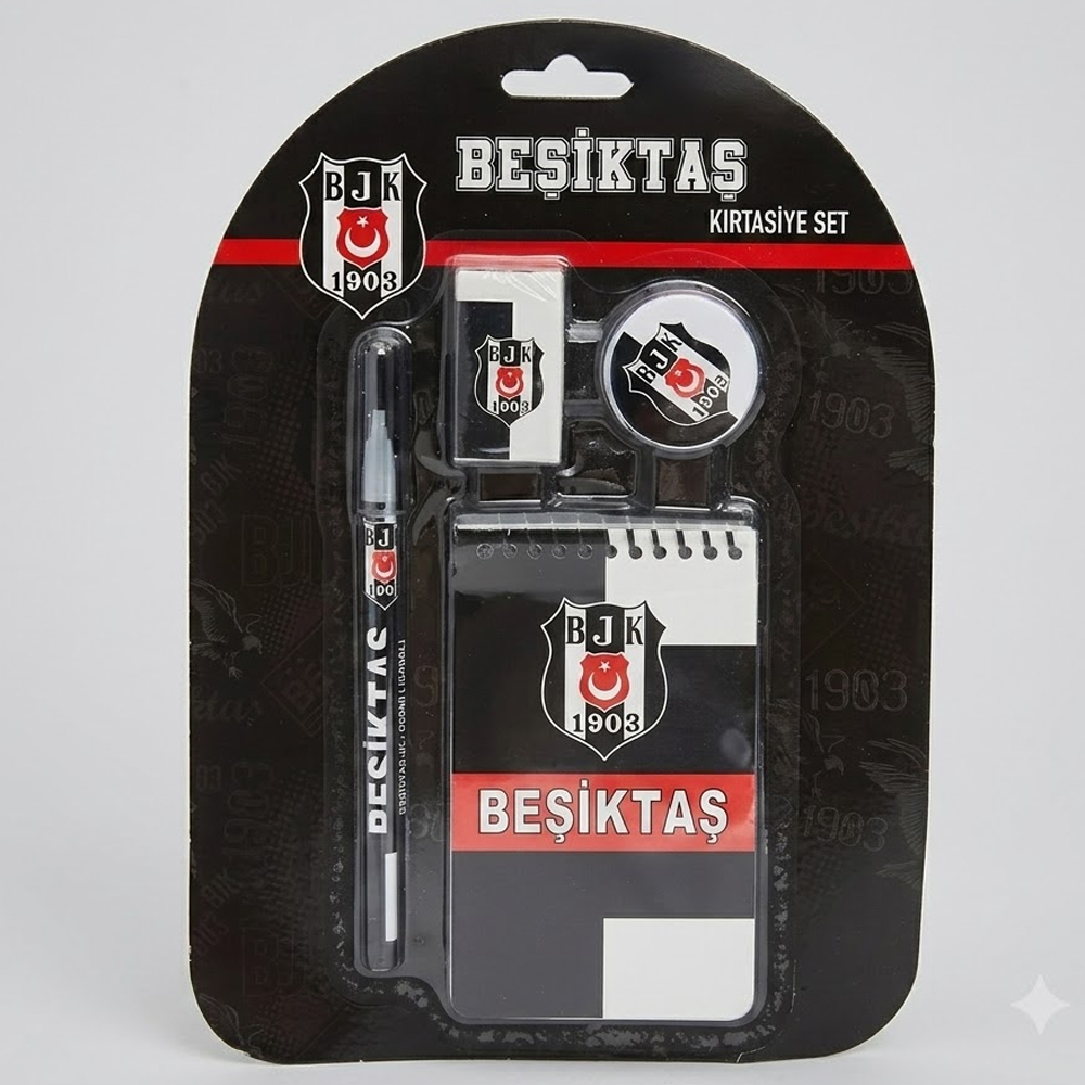 BEŞİKTAŞ KIRTASİYE SETİ 4 LÜ 006