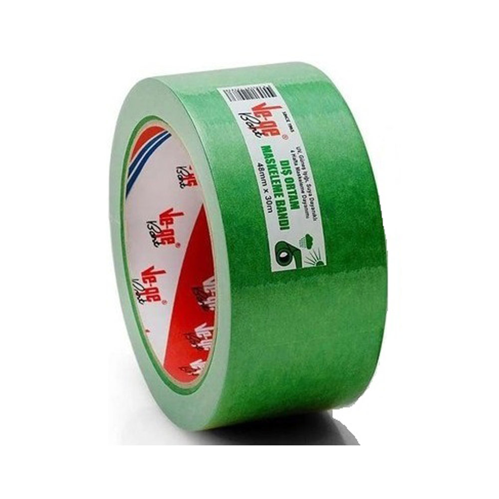 VEGE DIŞ ORTAM MASKE BANDI-YEŞİL-SİNGLE PACK-TEK 48X30