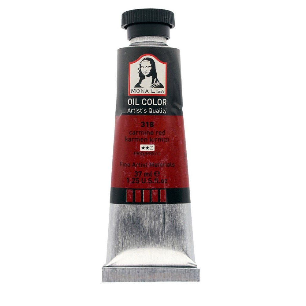 MONALİSA YAĞLI BOYA 37 ML KARMEN KIRMIZI 318