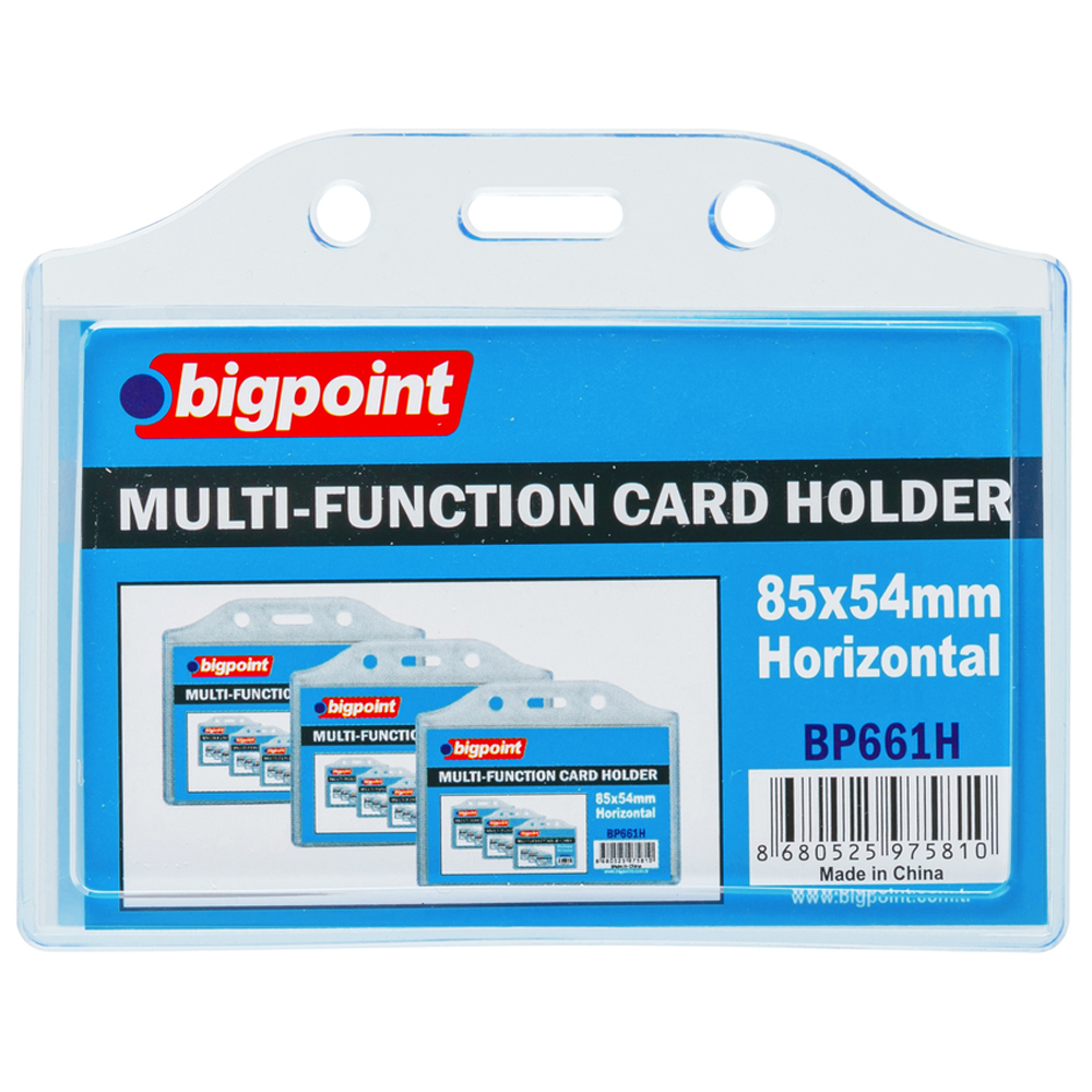 BİGPOİNT KART KABI ÇOK AMAÇLI SOFT YATAY 85X54 MM BP661H