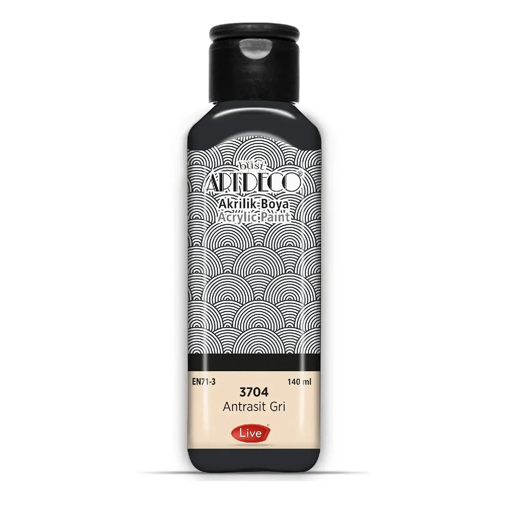 Artdeco Akrilik Boya 140 Ml Antrasit Gri 3704