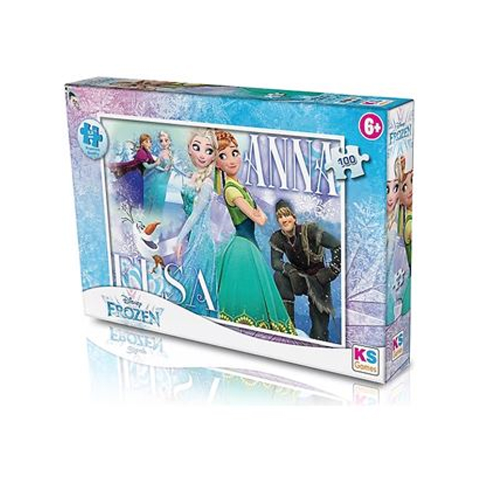 KS GAMES PUZZLE 100 PARÇA FROZEN FRZ 714-1
