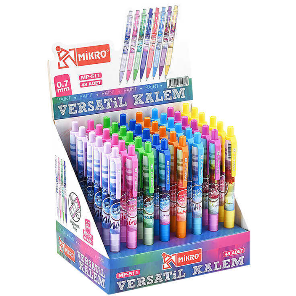 Mikro Versatil Kalem Standlı 0.7 MM St. 511-48 - 48'li Kutu