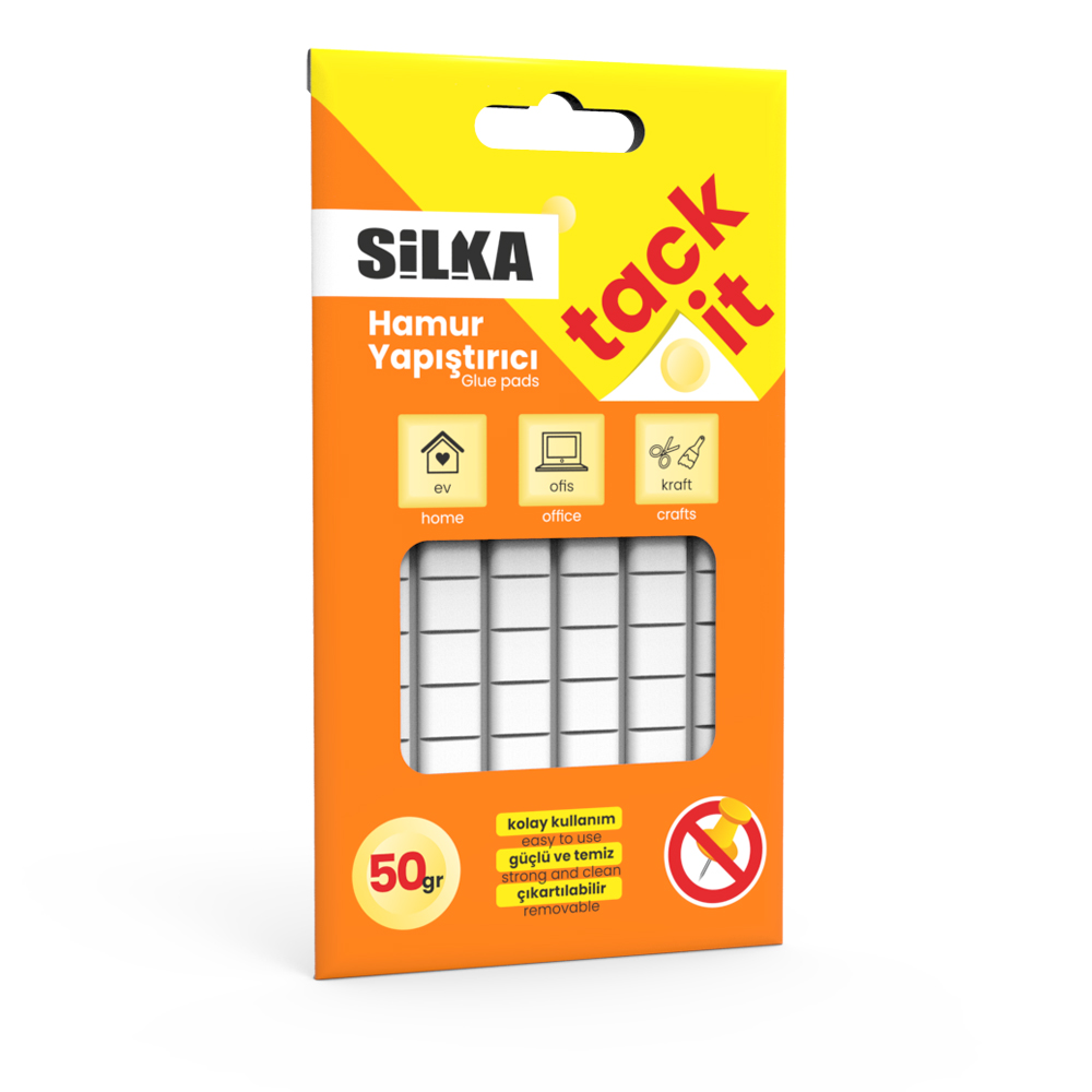 Silka Tack-It Yapıştırıcı 50 Gr Beyaz Art.1112