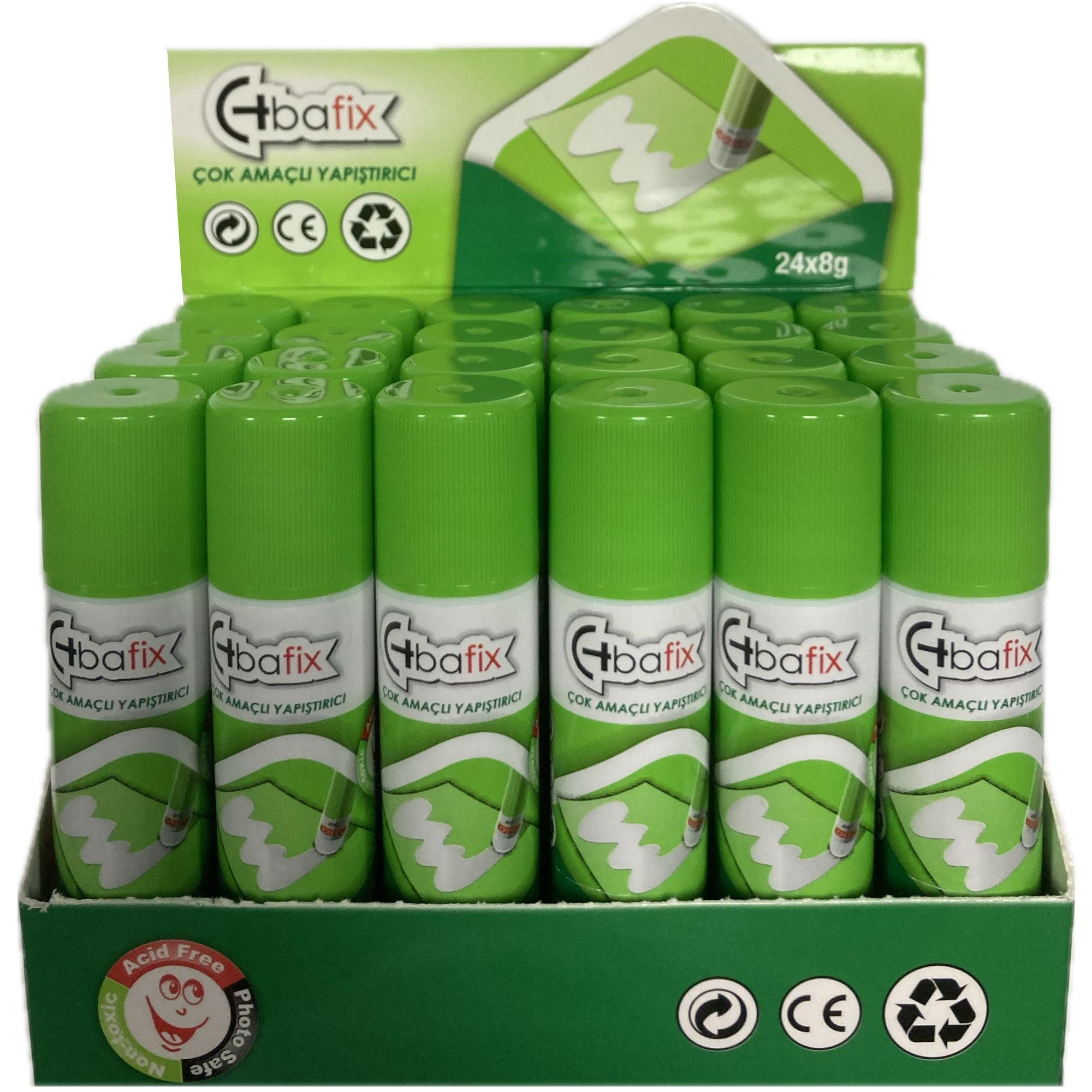 Bafix Stick Yapıştırıcı 8 Gr Bfx-0824Dw - 24'lü Paket