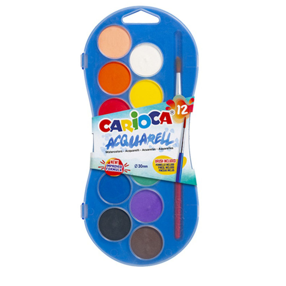 CARİOCA SULU BOYA 30 MM 12 Lİ 42404