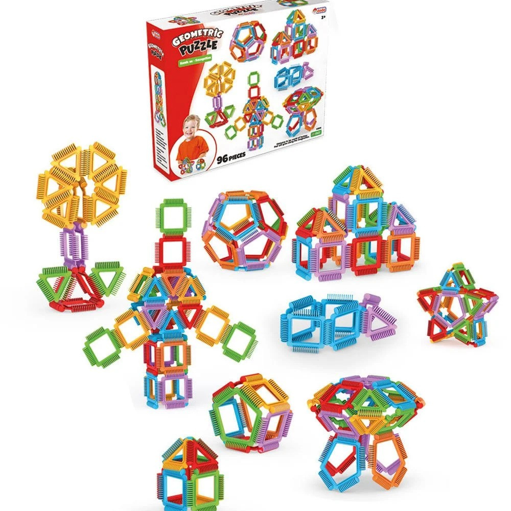 DEDE OYUNCAK GEOMETRİK PUZZLE 64 PARÇA