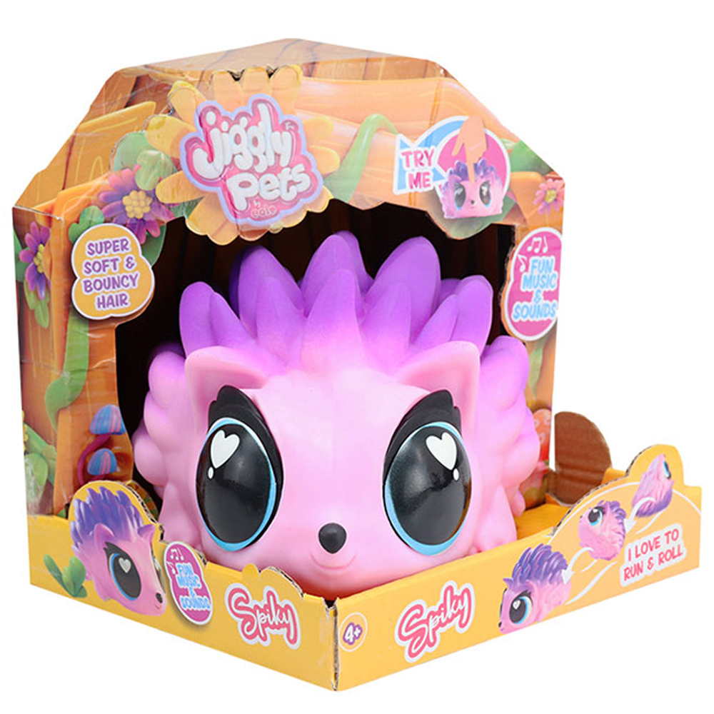 JİGGLY PETS SESLİ PEMBE KİRPİ JGG02100