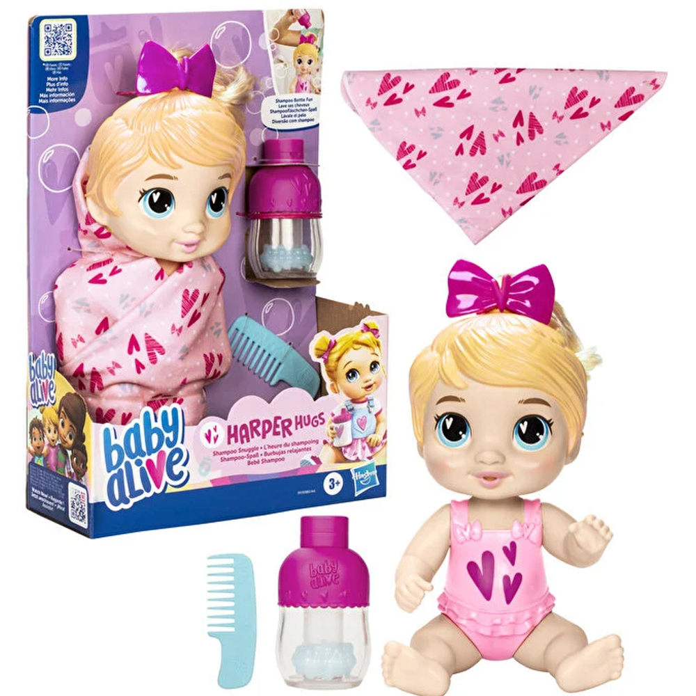 BABY ALİVE BEBEĞİMLE ŞAMPUAN EĞLENCESİ SARIŞIN