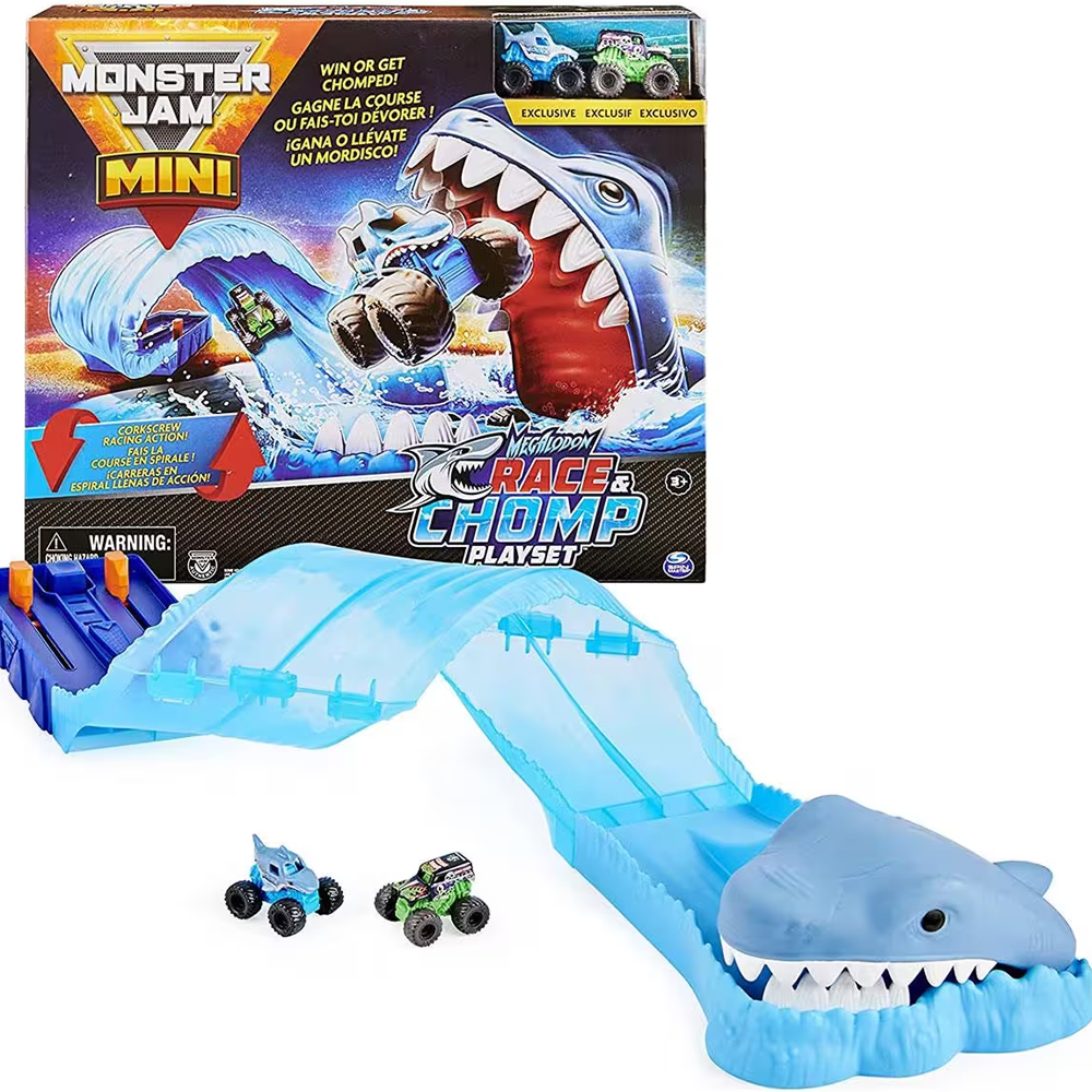 MONSTER JAM MİNİ MEGALODON YARIŞ SETİ 6060718