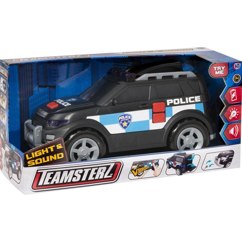 SUNMAN OYUNCAK TEAMSTERZ SESLİ VE IŞIKLI 4X4 POLİS ARABASI 36 CM