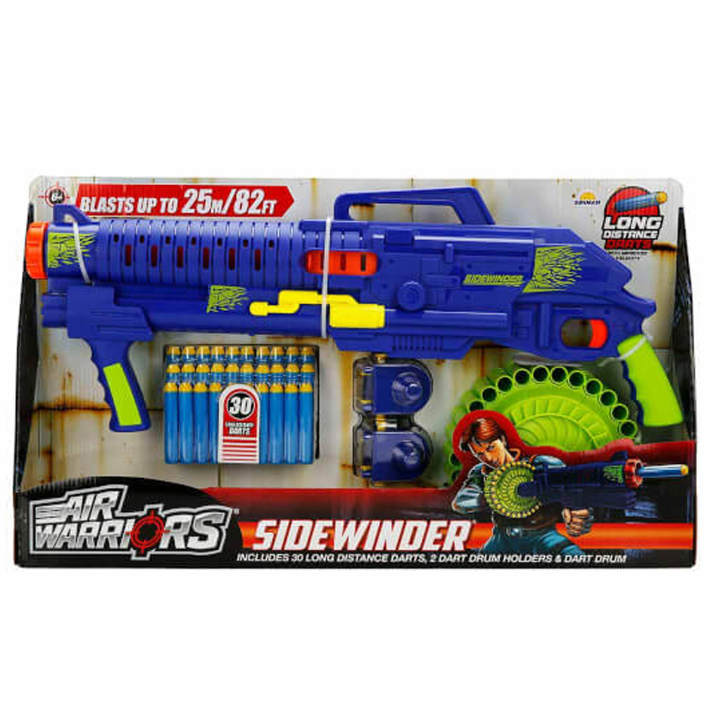 SUNMAN OYUNCAK AİR WARRİORS SİDEWİNDER SÜNGER ATAN SİLAH 30 MERMİLİ