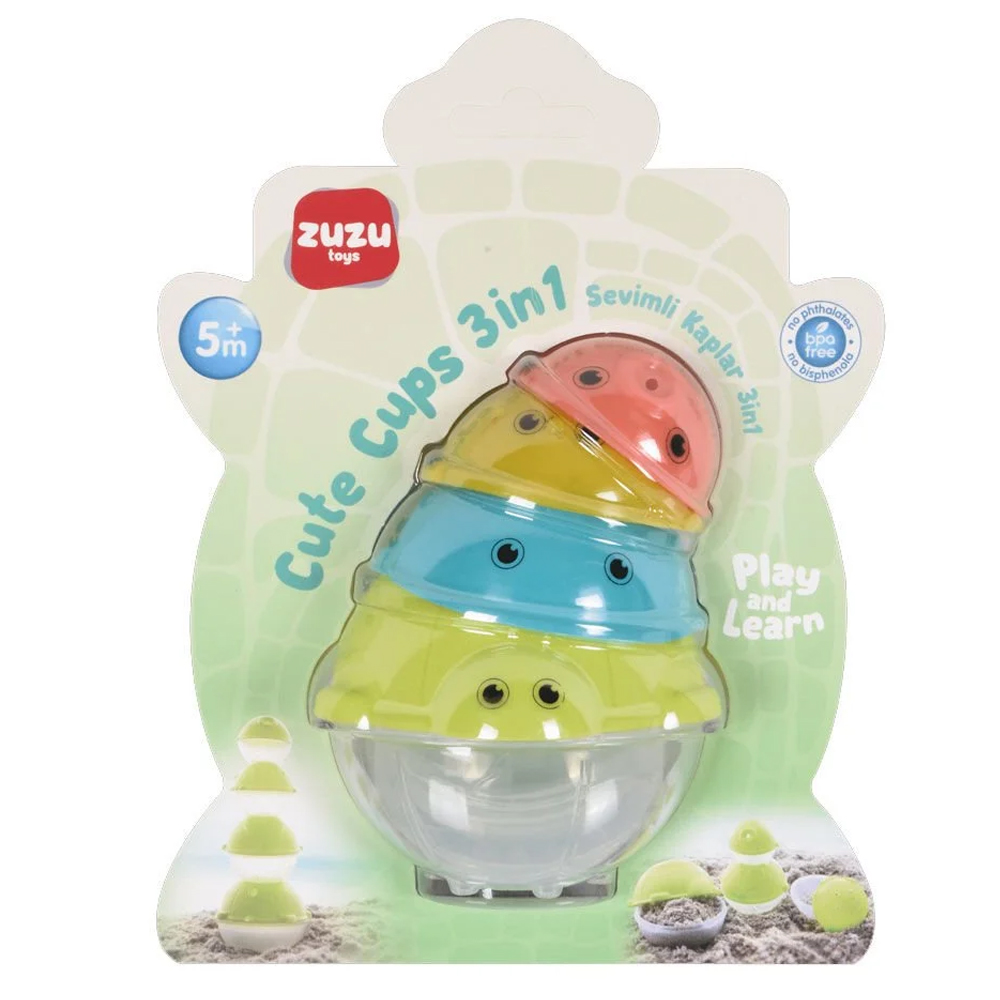 ZUZU OYUNCAK SEVİMLİ KAPLAR 3 Ü 1 ARADA