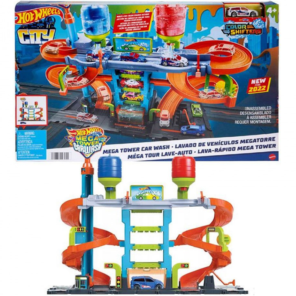 HOT WHEELS MEGA ARABA YIKAMA KULESİ (KMP.)
