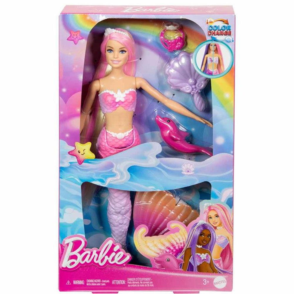 BARBİE RENK DEĞİŞTİREN DENİZ KIZI VE AKSESUARLARI