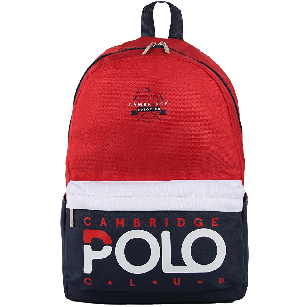 CAMBRİDGE POLO CLUB PREPPY TEK SIRT ÇANTASI KIRMIZI CPC3018