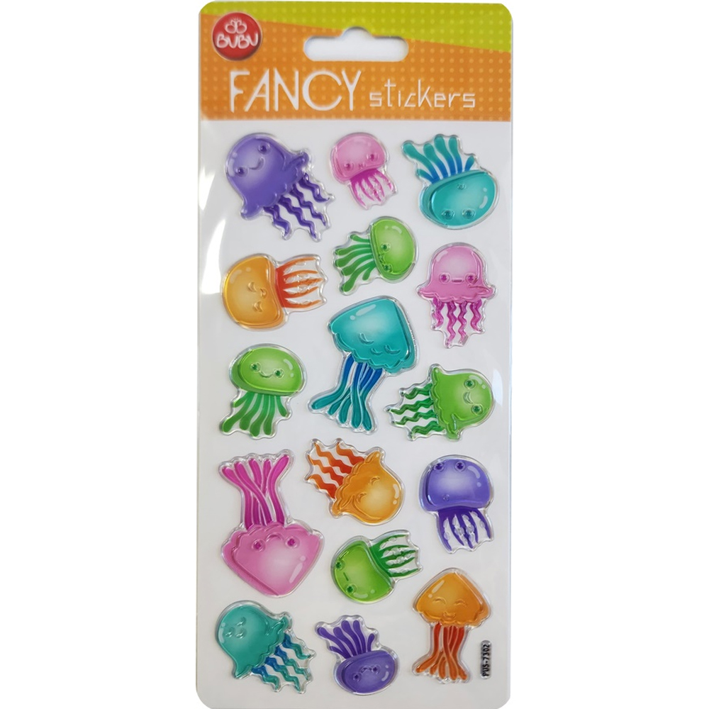 BU-BU DAMLA STİCKERS FUNCY AHTAPOT 9X20 BUBU-PUS-7302