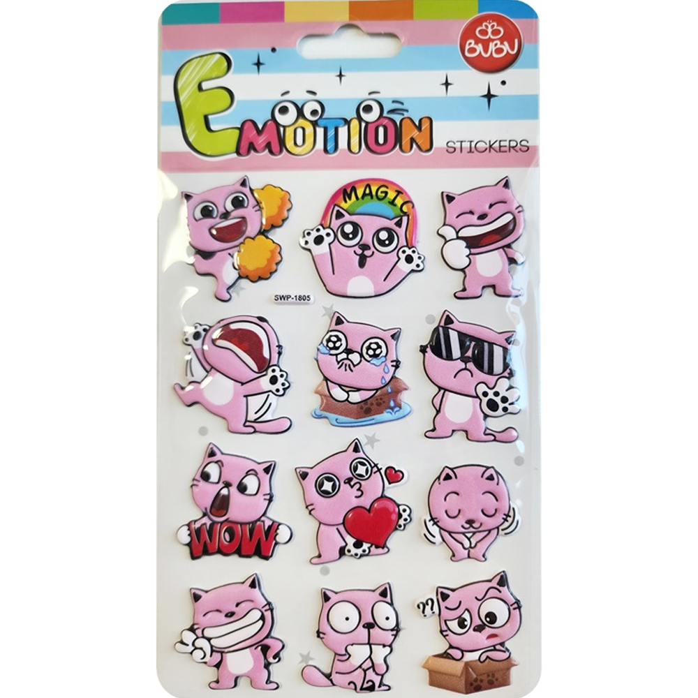 BU-BU EMOTIONS STİCKERS CATS 10.9X20.5 BUBU-SWP-1805