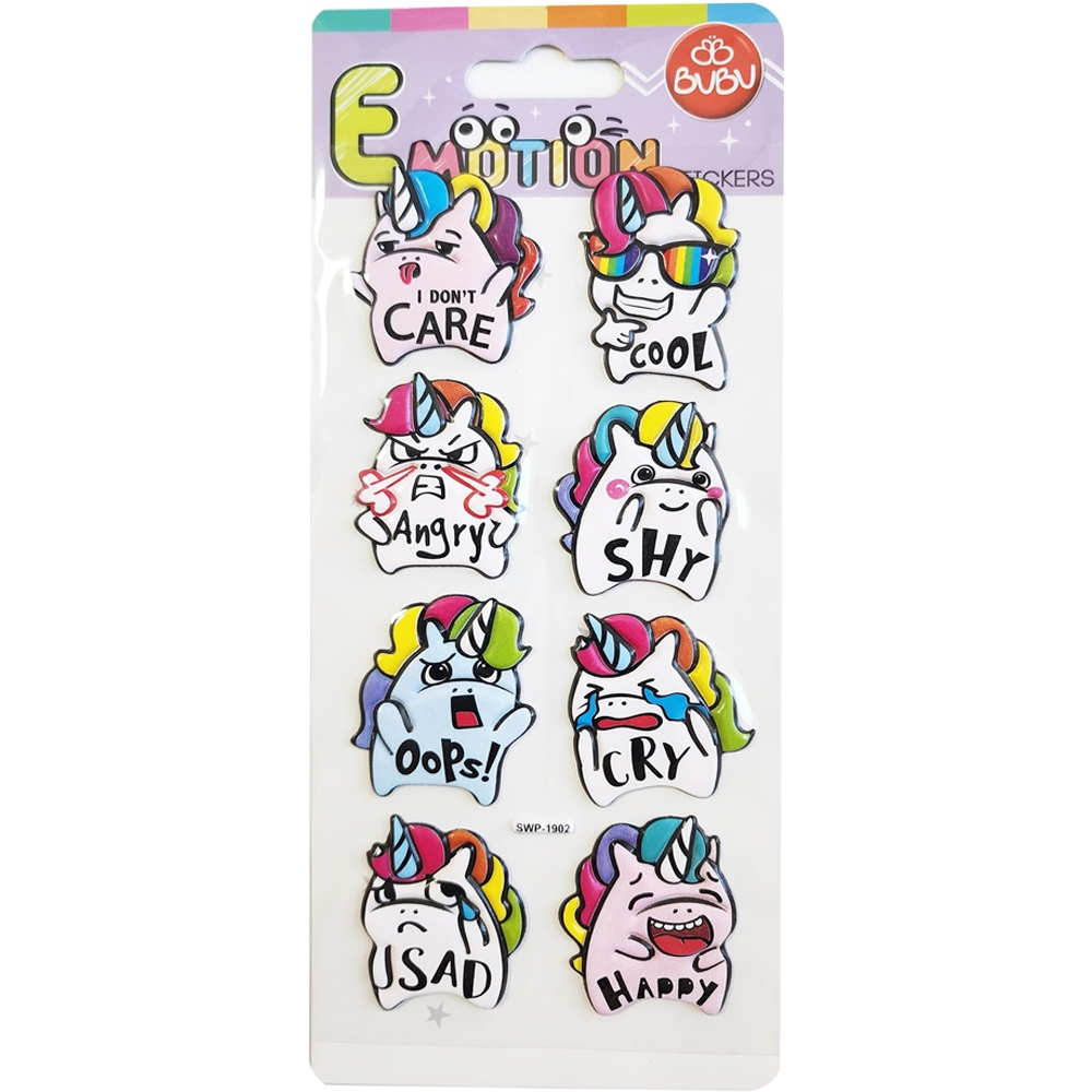 BU-BU EMOTIONS PUFFY STİCK UNİCORN & MESSAGE 9X21 BUBU-SWP-1902