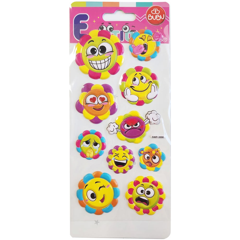 BU-BU EMOTIONS PUFFY STİCKERS GÜNEŞ ÇİÇEKLER 9X21 BUBU-SWP-3006