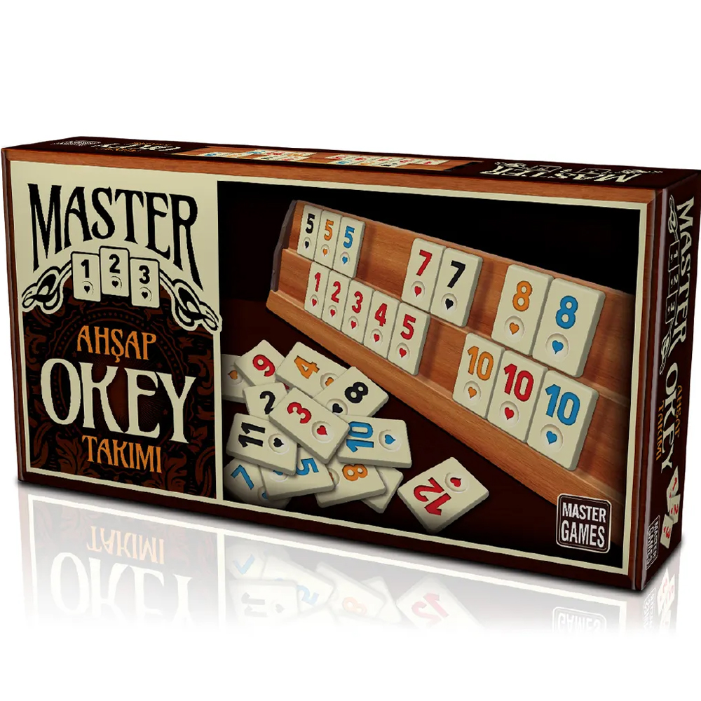 KS GAMES OKEY TAKIMI AHŞAP MASTER ELEGANCE 25322