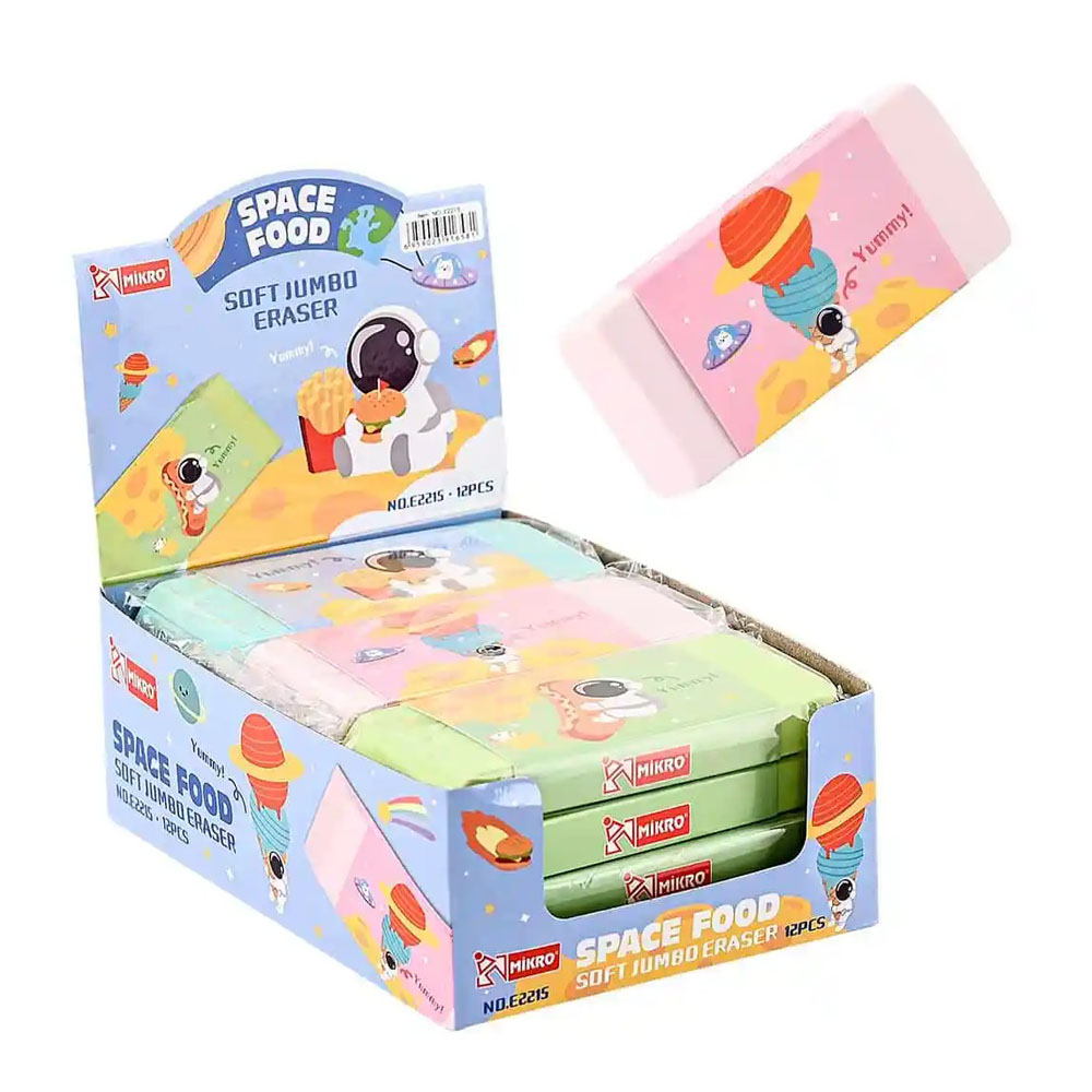 MİKRO SPACE FOOD SİLGİ 12 Lİ E2215