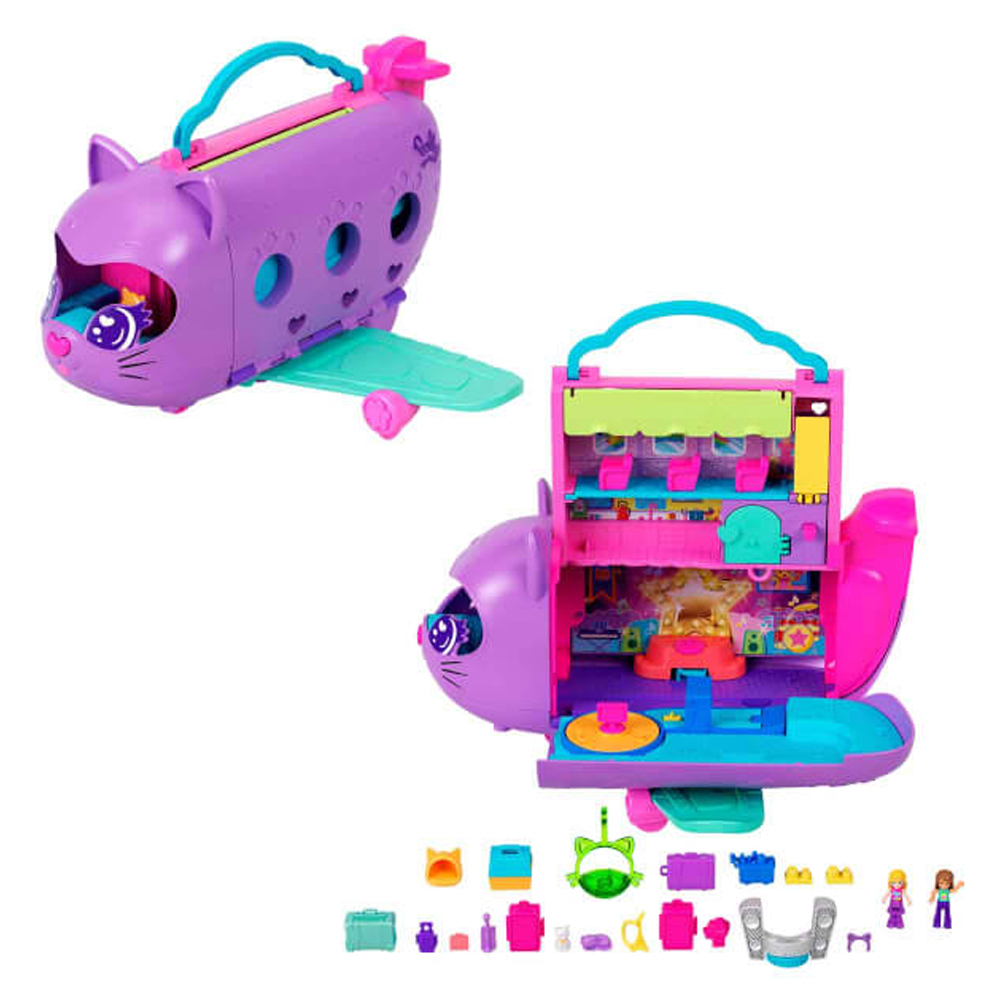 POLLY POCKET ADVENTURES İN RİO UÇAK OYUN SETİ MTL-HWP19