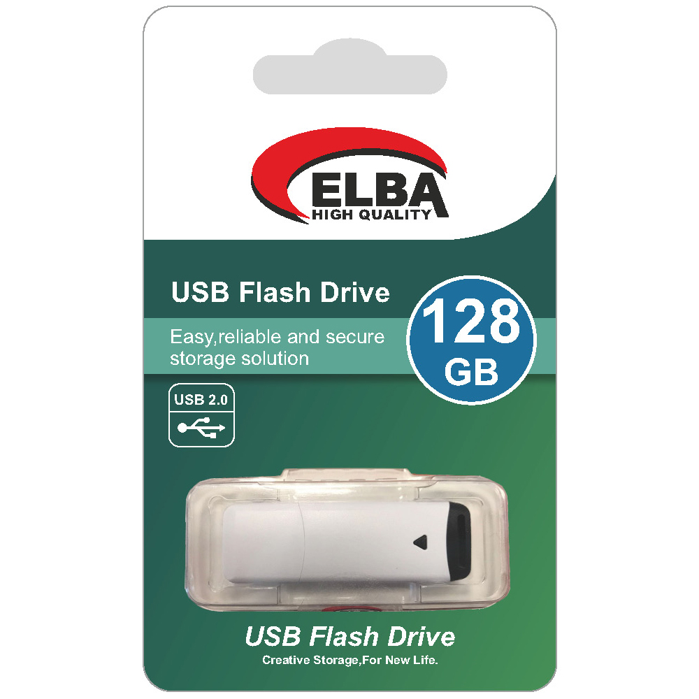 ELBA FLASH BELLEK 128 GB PLASTİK 2.0 USB