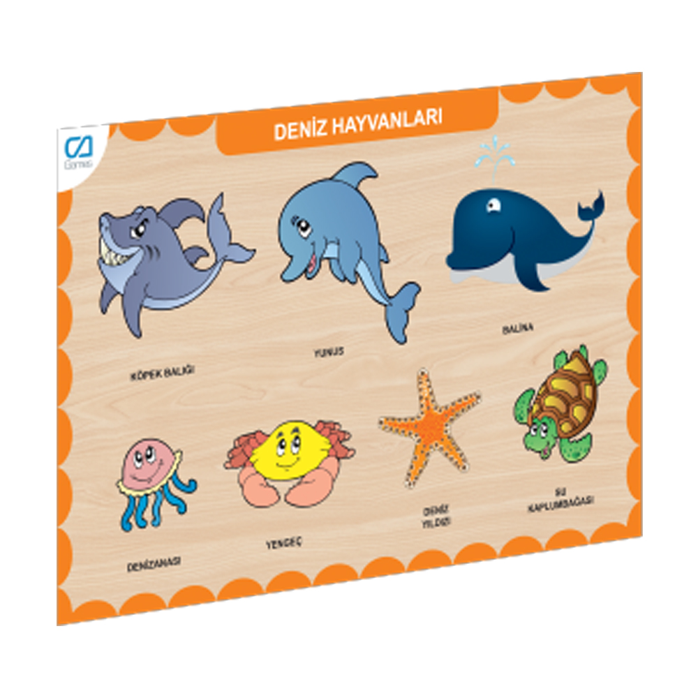 CA GAMES AHŞAP DENİZ HAYVANLARI BUL-TAK CAAHS-3212