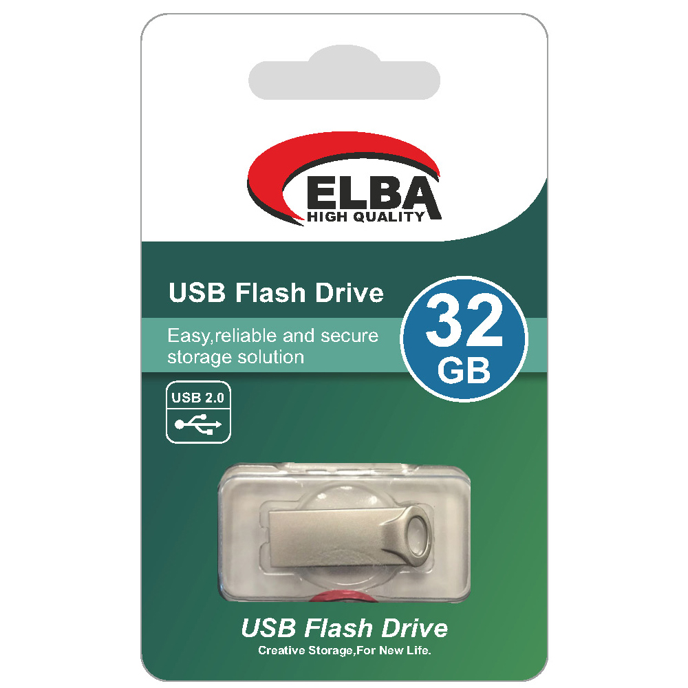 ELBA FLASH BELLEK 32 GB METAL 2.0 USB