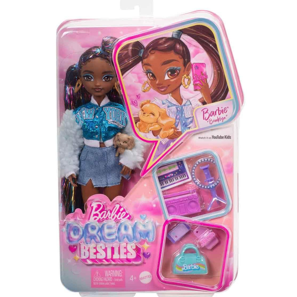 BARBİE DREAM BESTİES ANA KARAKTER BEBEKLERİ BROOKLYN MTL-HYC22