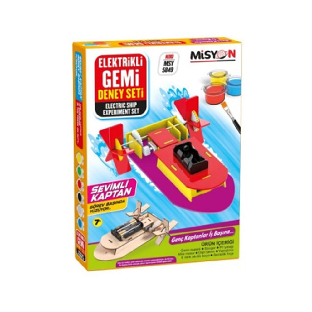 MİSYON DENEY SETİ ELEKTRİKLİ GEMİ MSY-5849