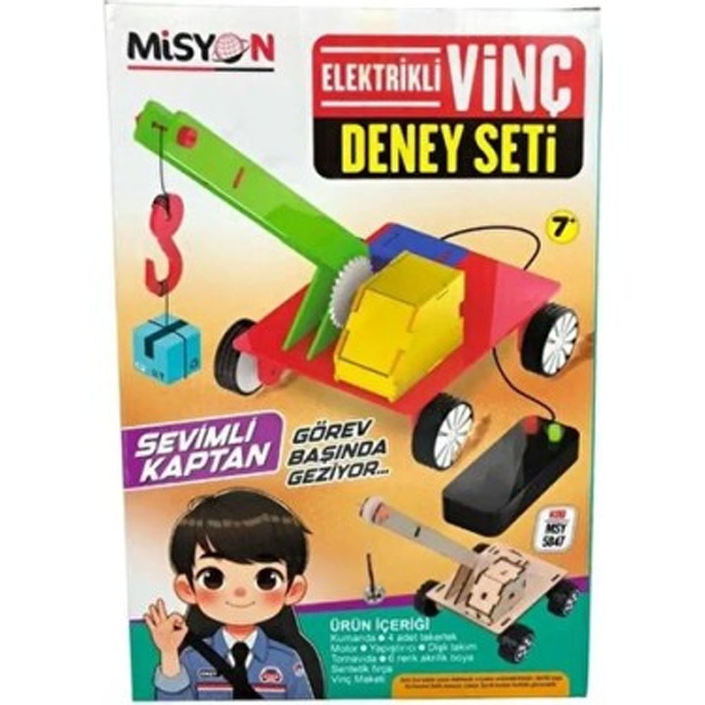 MİSYON DENEY SETİ ELEKTRİKLİ VİNÇ MSY-5847