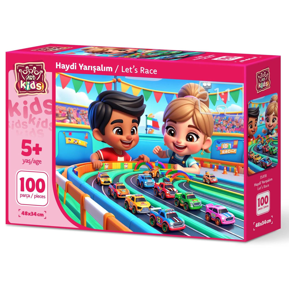 ART PUZZLE 100 PARÇA HAYDİ YARIŞALIM 35418