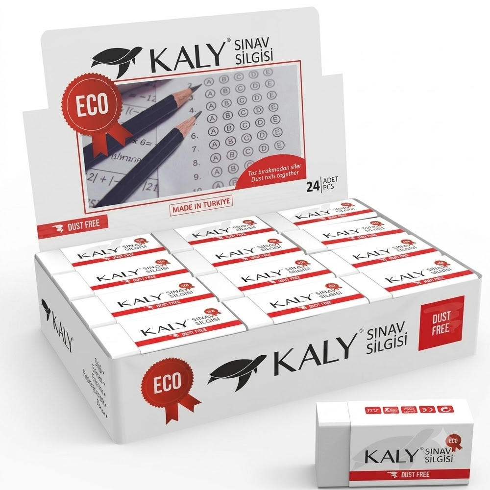 KALY SINAV SİLGİ 24 LÜ BEYAZ ART.597
