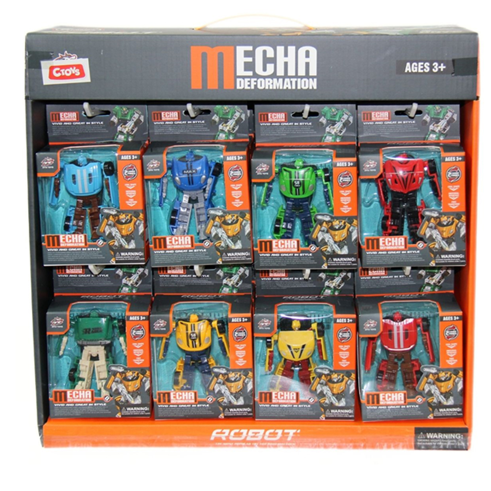 Ctoy Oyuncak Dönüşebilen Robot Araçlar Standlı